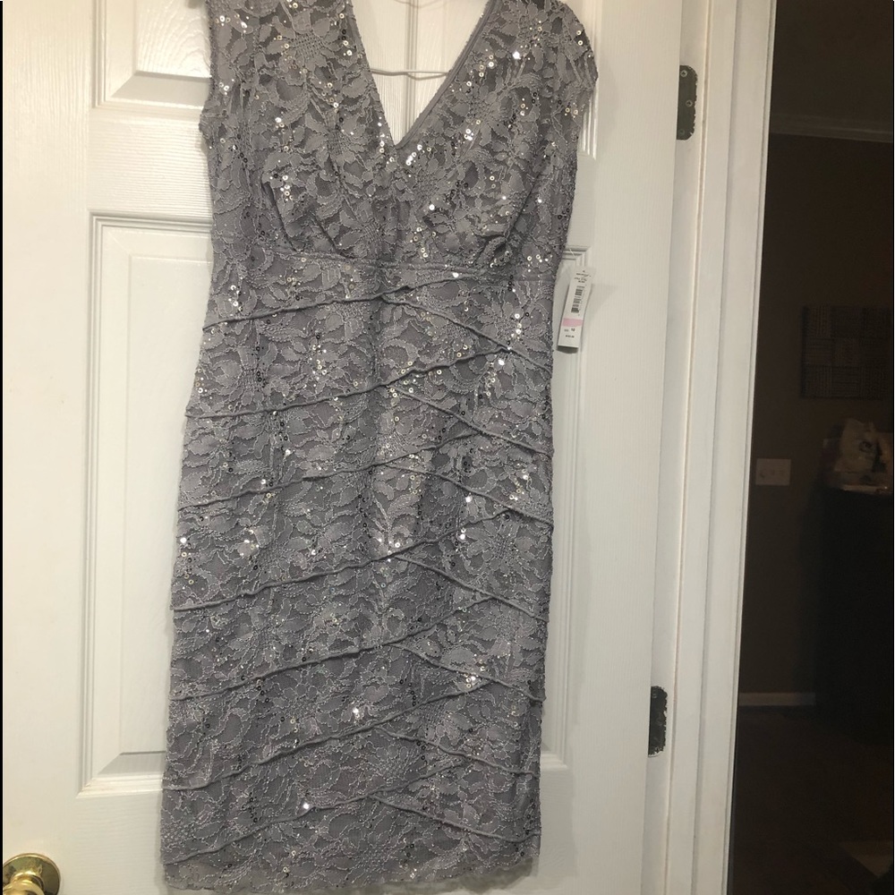 Silver dress NWT